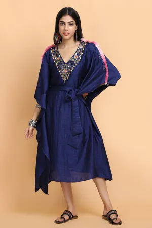 Electric Blue Kaftan Set