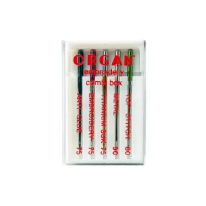 Embroidery Needle Combi Box  (5 pcs.)