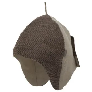 Emendo Linen & Cotton Sauna Hat Brown
