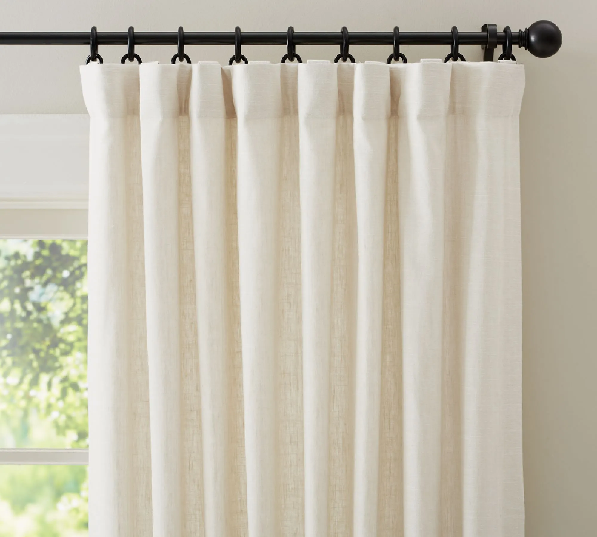 Emery Linen Blackout Curtain 50x84