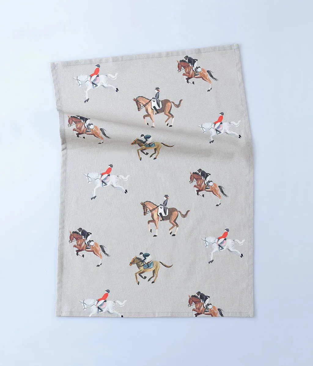 Equestrian Tea Towel