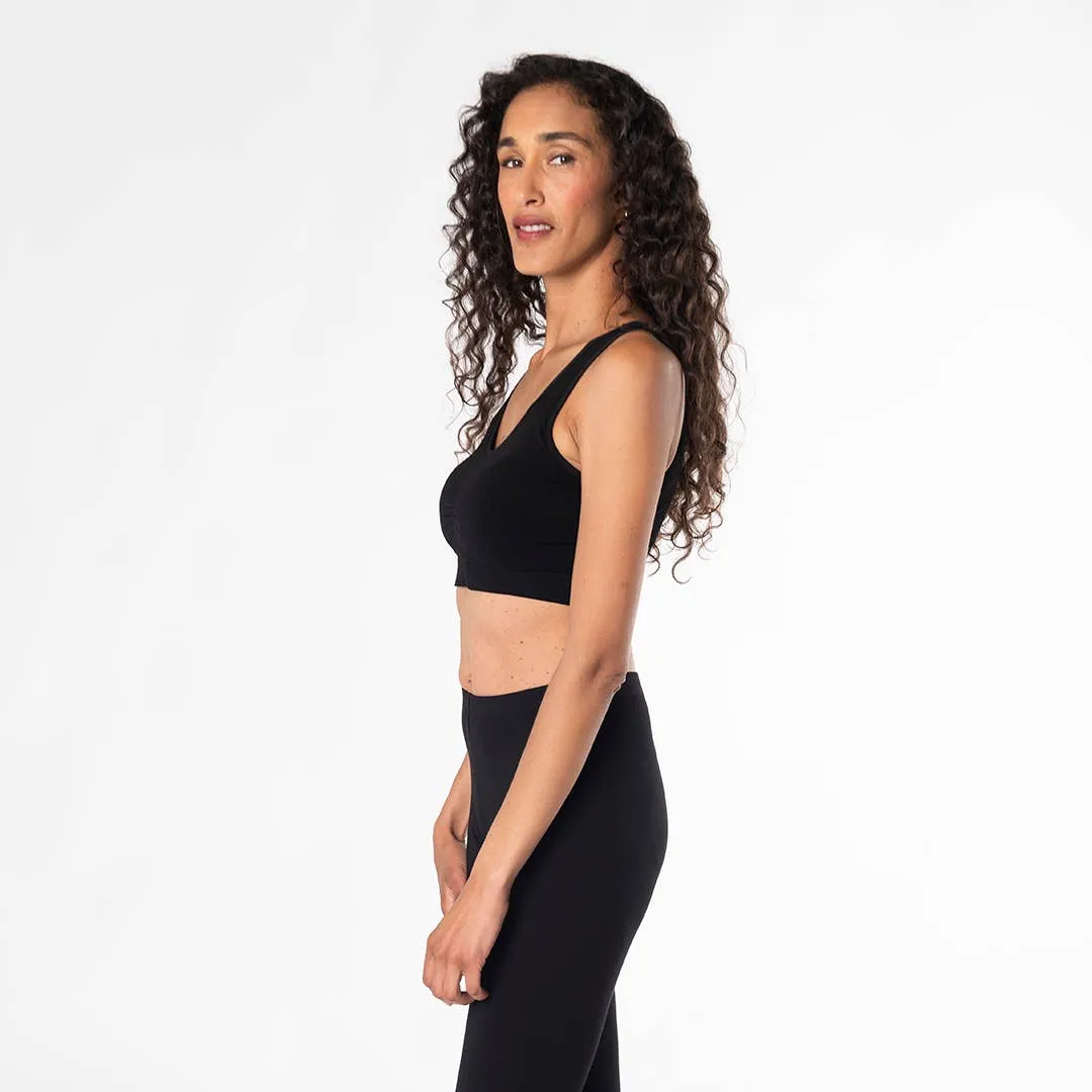 Essential Bamboo Bralette - Black