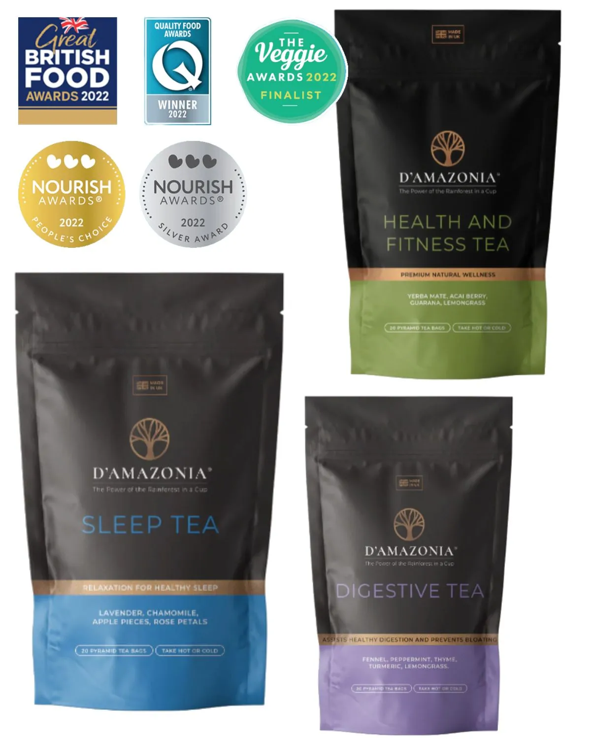 Essential tea collection: Sleep, Health and Digestion