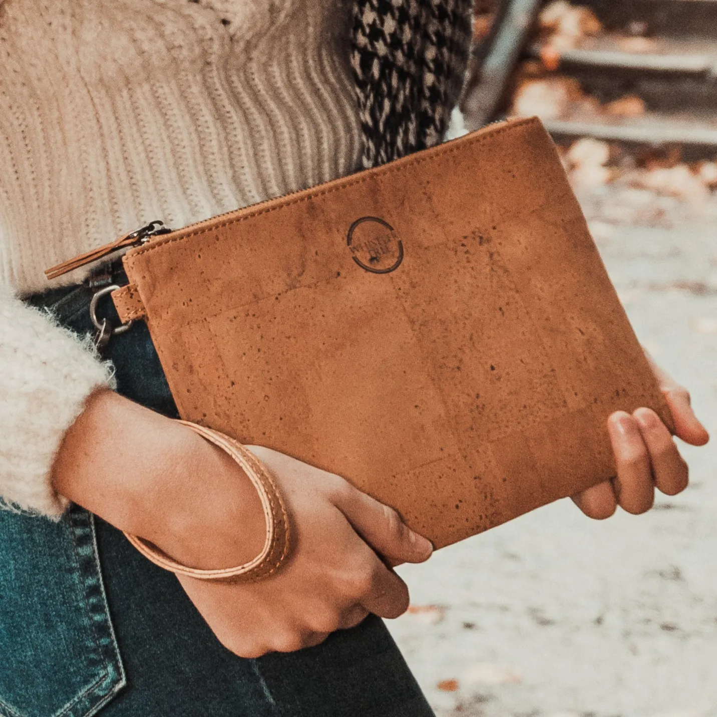 Estoril Clutch Bag - KHAKI