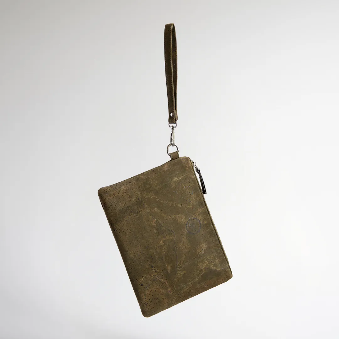 Estoril Clutch Bag - KHAKI