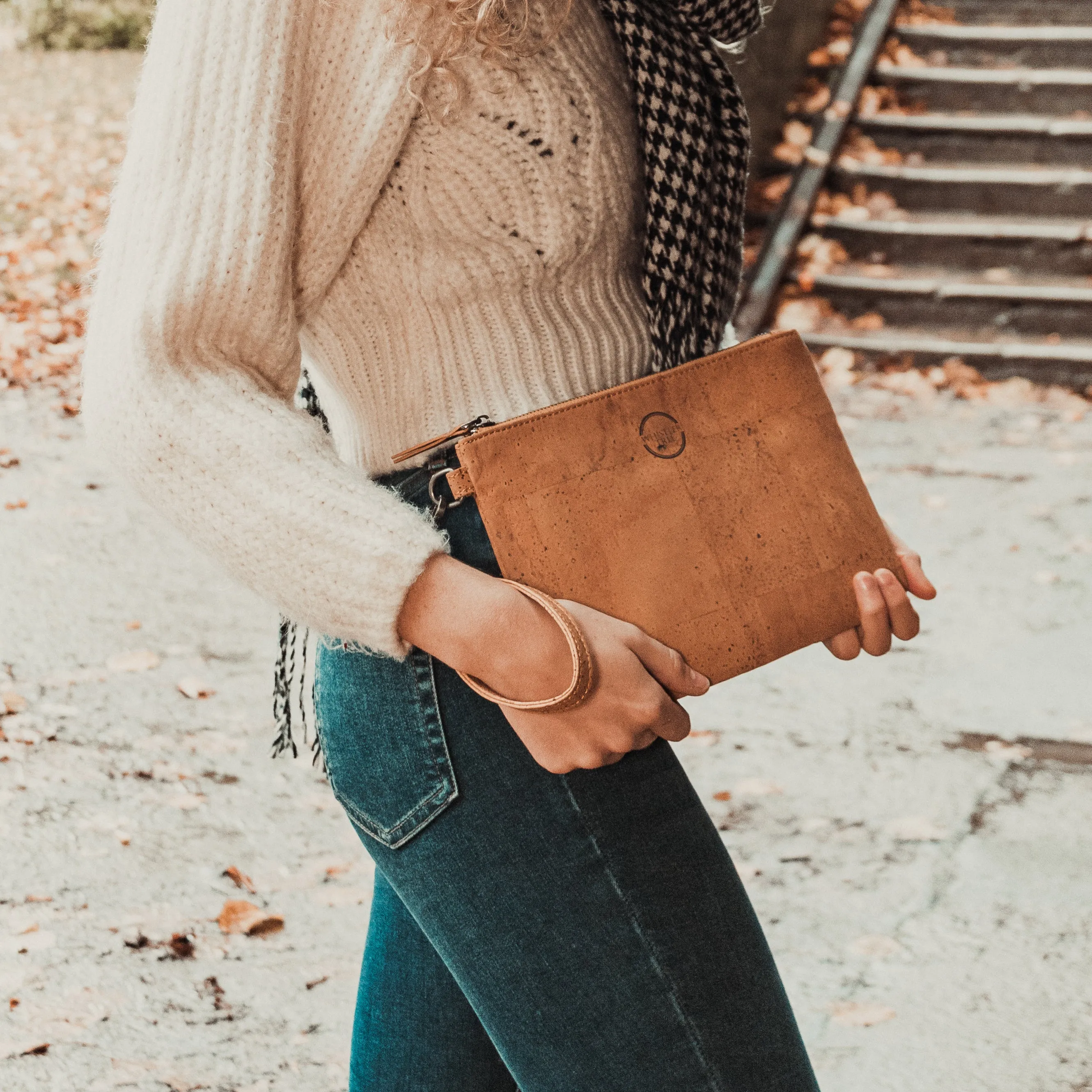 Estoril Clutch Pouch - TAN