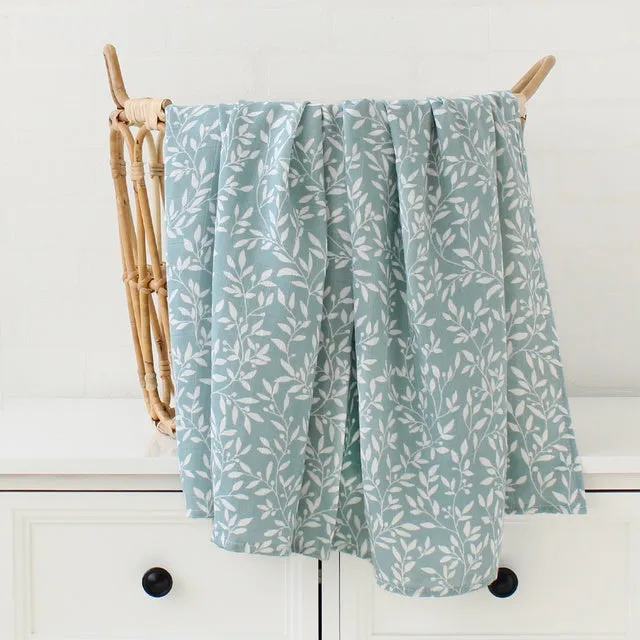 Extra Large Leafy Bamboo Muslin