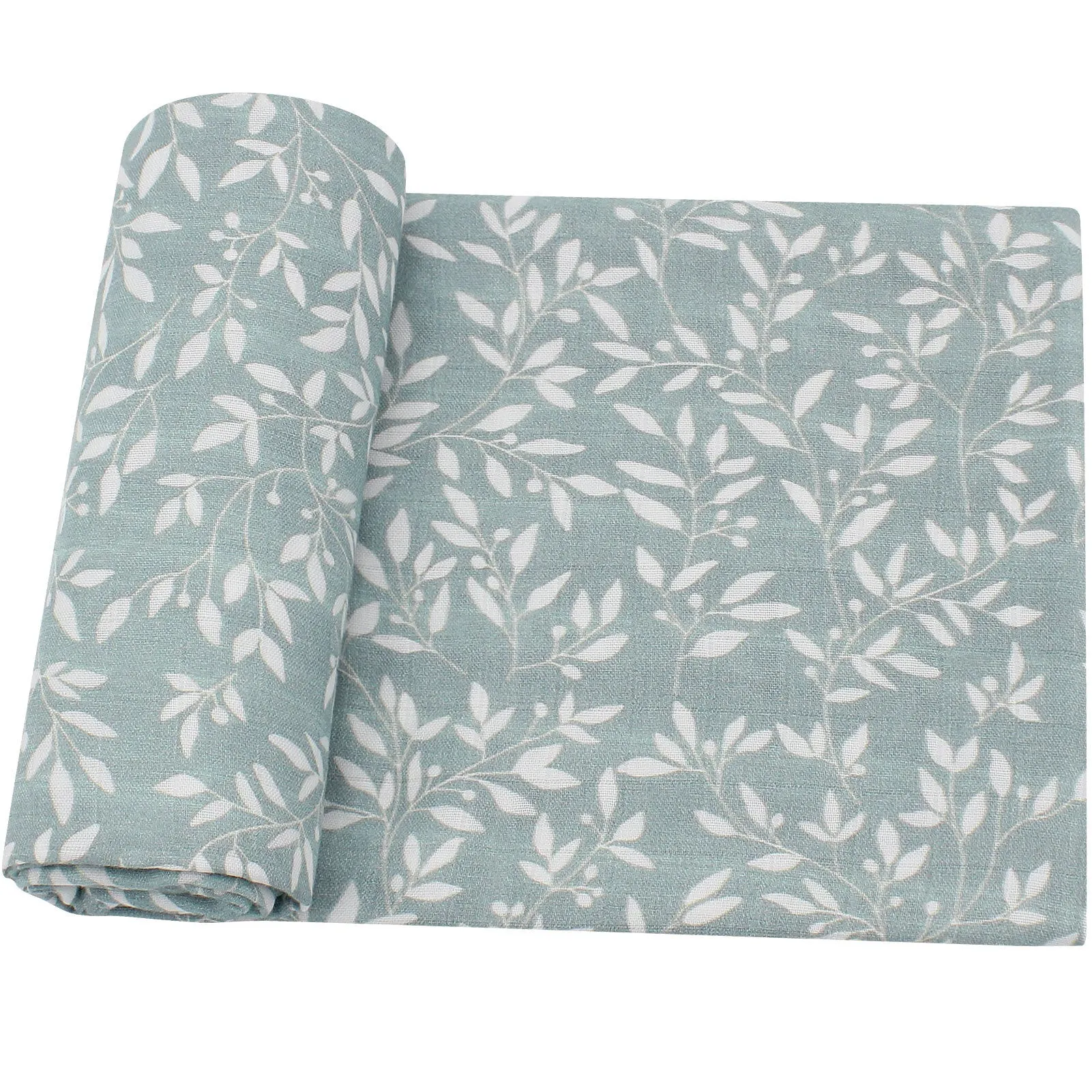 Extra Large Leafy Bamboo Muslin