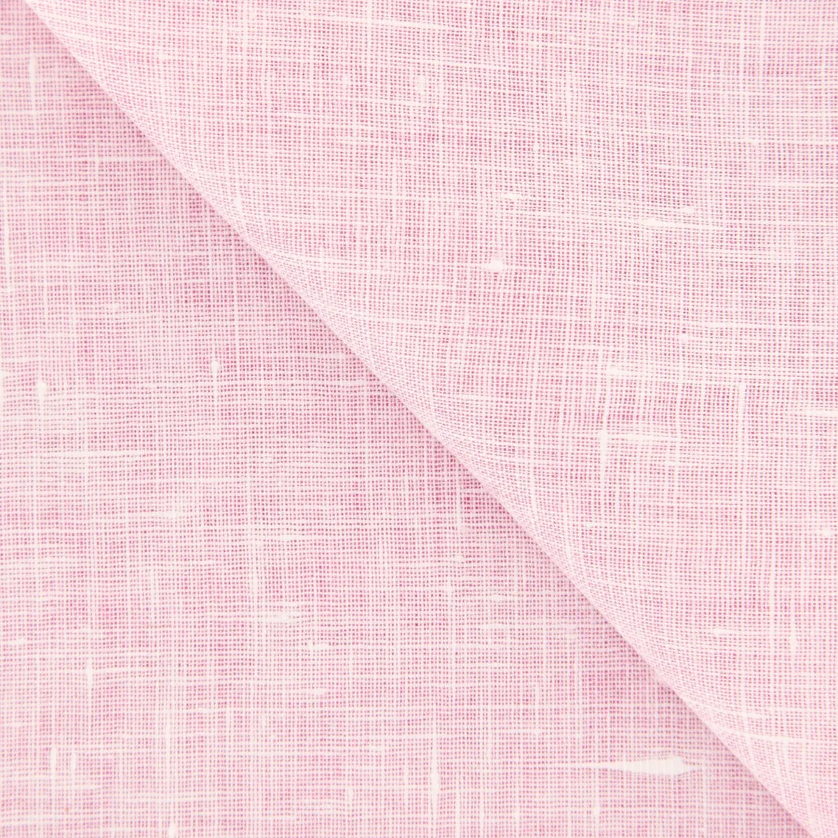 Fiori Di Lusso Pink Linen Pocket Square