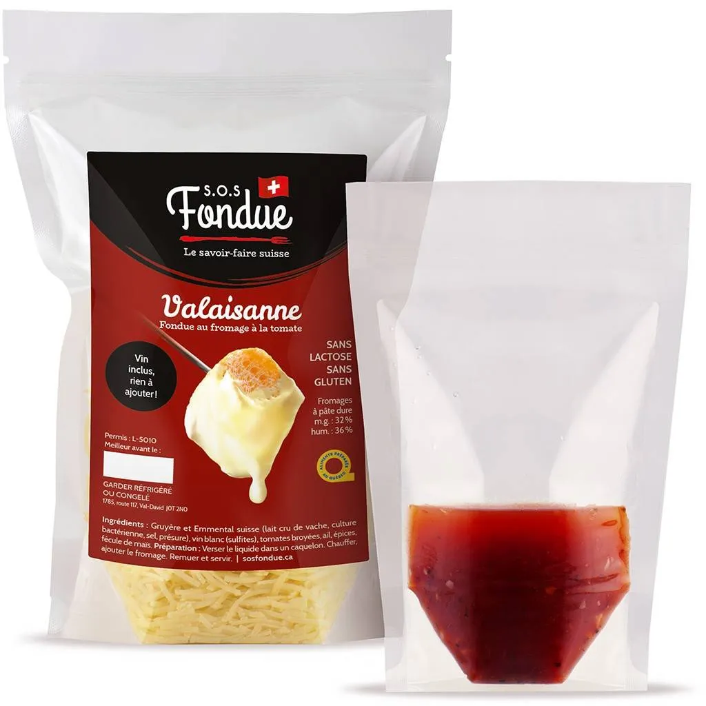 Fondue au fromage valaisanne