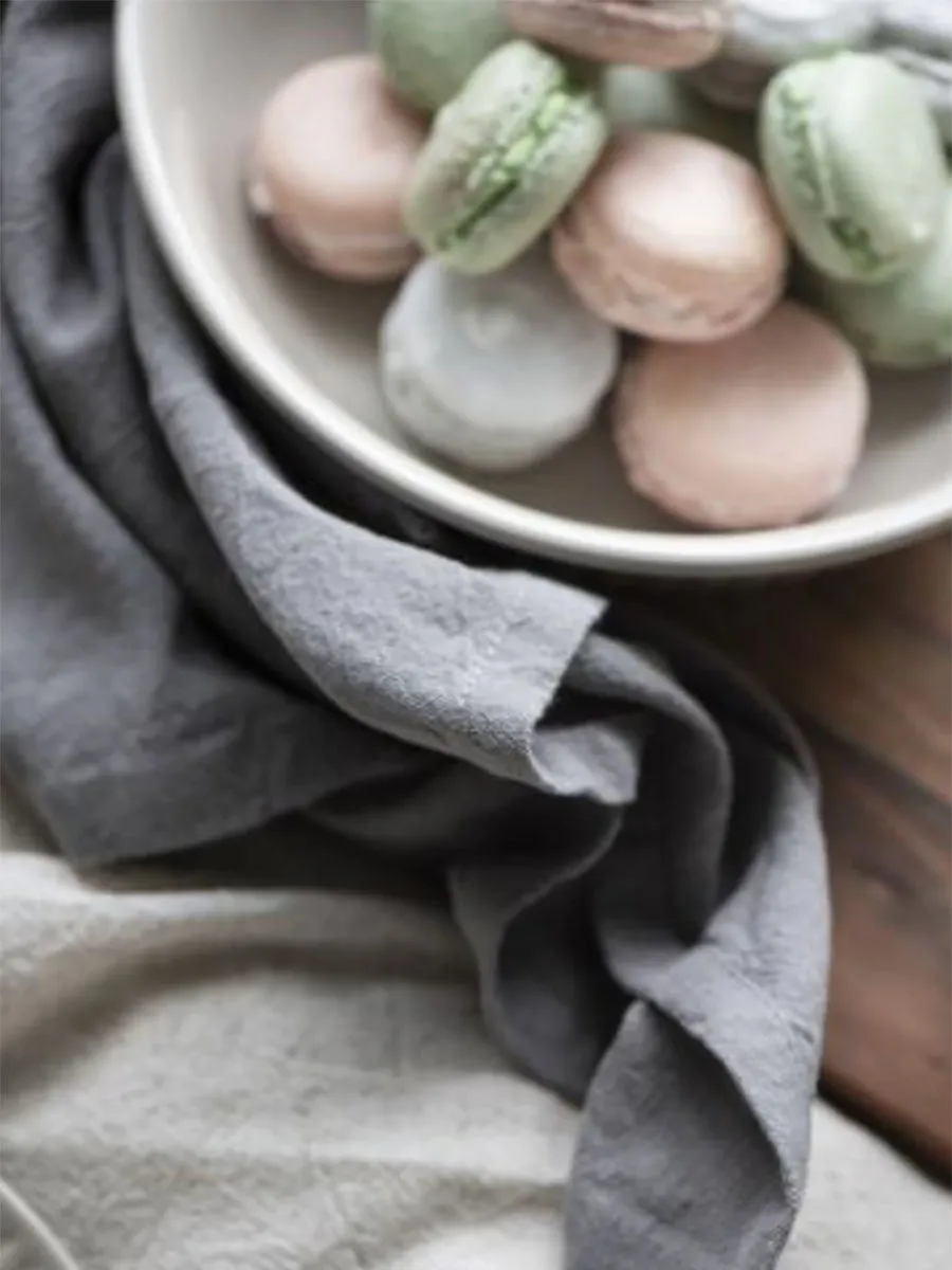 Freja Linen/Cotton Napkin - Smoke
