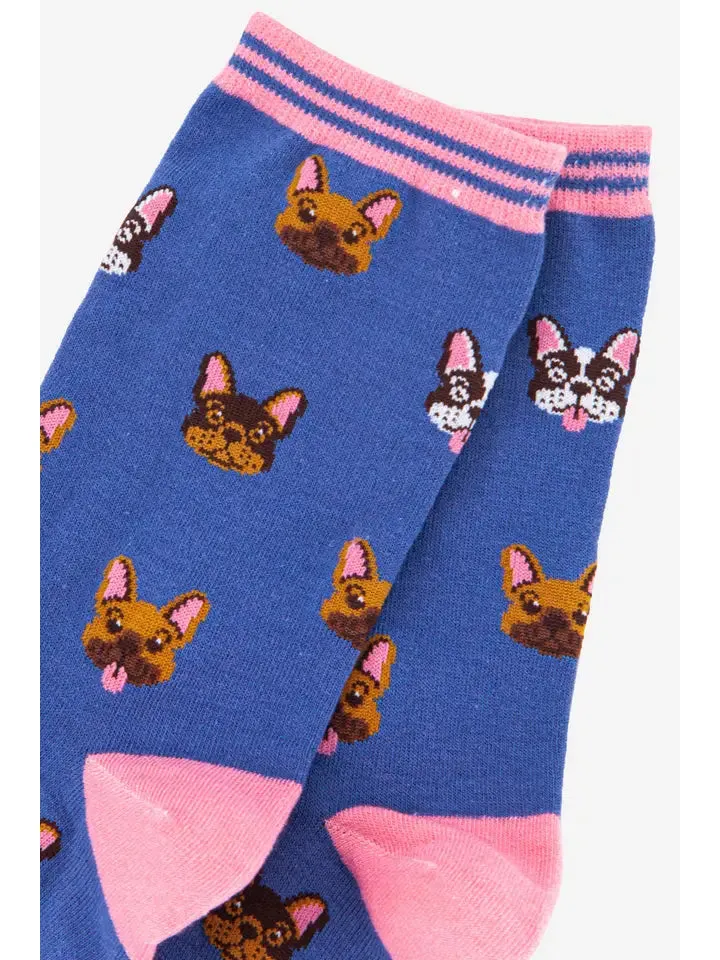 French Bulldog Bamboo Dog Socks