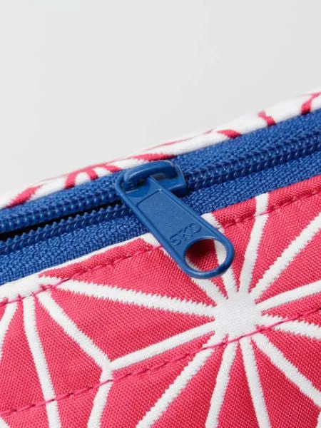 FUKURE-ORI Matelasse Pouch - Traditional Komon Pattern