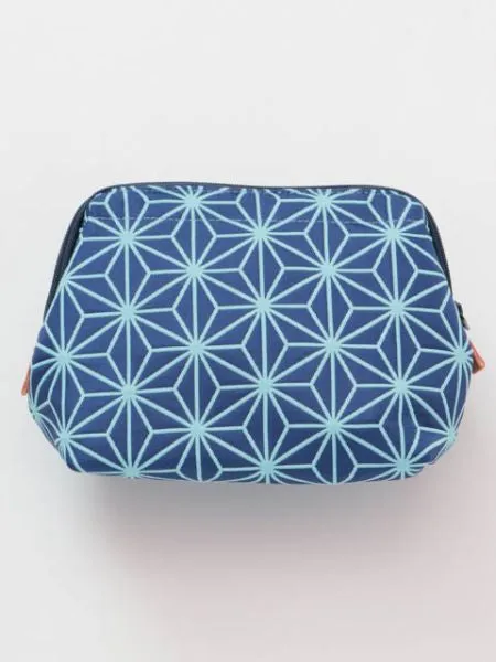 FUKURE-ORI Matelasse Pouch - Traditional Komon Pattern