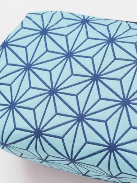 FUKURE-ORI Matelasse Pouch - Traditional Komon Pattern