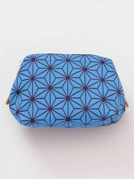 FUKURE-ORI Matelasse Pouch - Traditional Komon Pattern