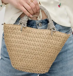 Gaia Straw Mini Tote
