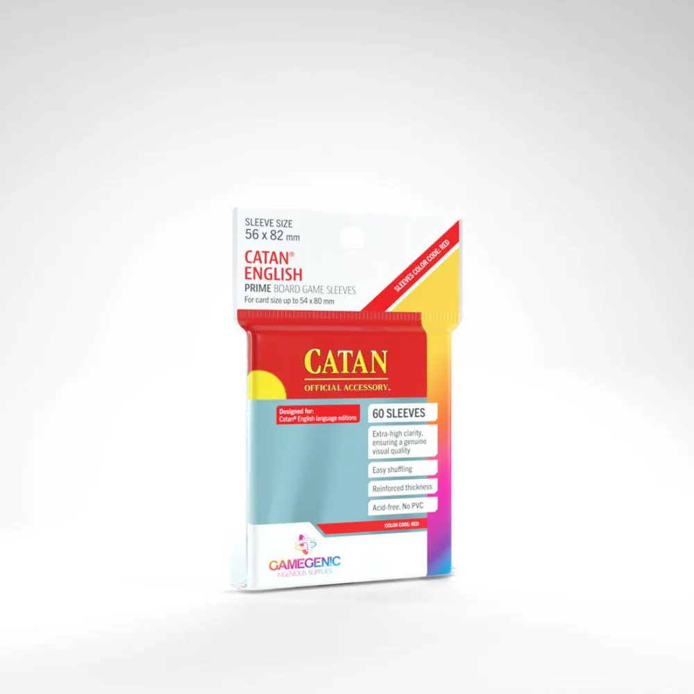 GameGenic - Prime Board Game Sleeves: 56mm x 82mm (Catan)