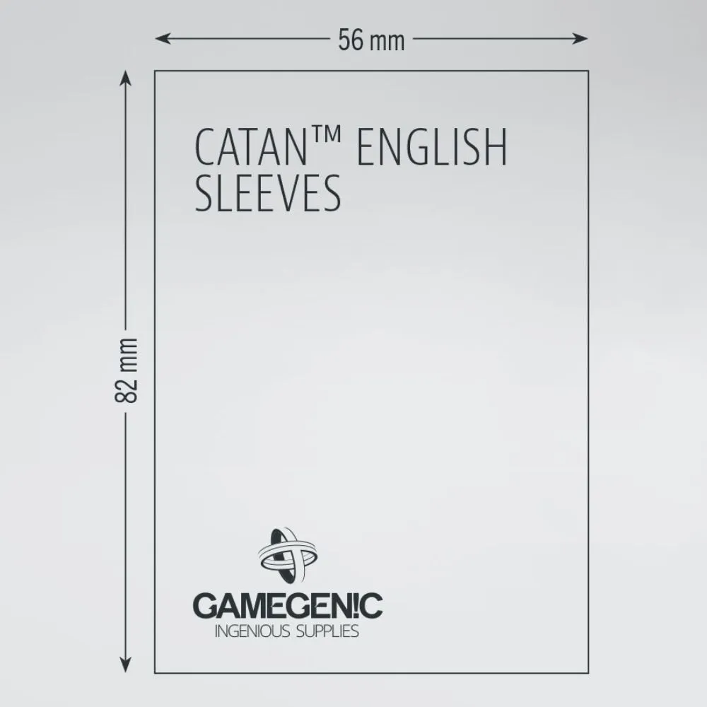 GameGenic - Prime Board Game Sleeves: 56mm x 82mm (Catan)