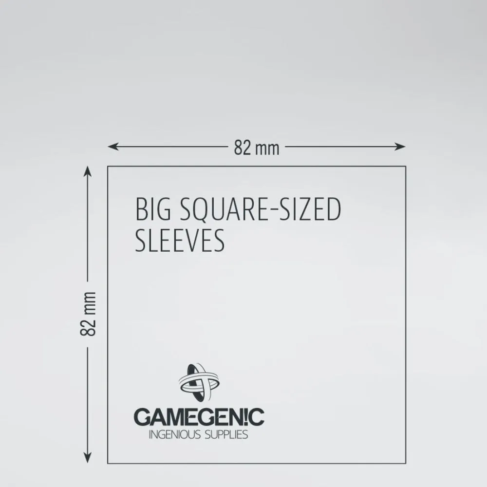 Gamegenic PRIME Sleeves: Big Square (Lime)