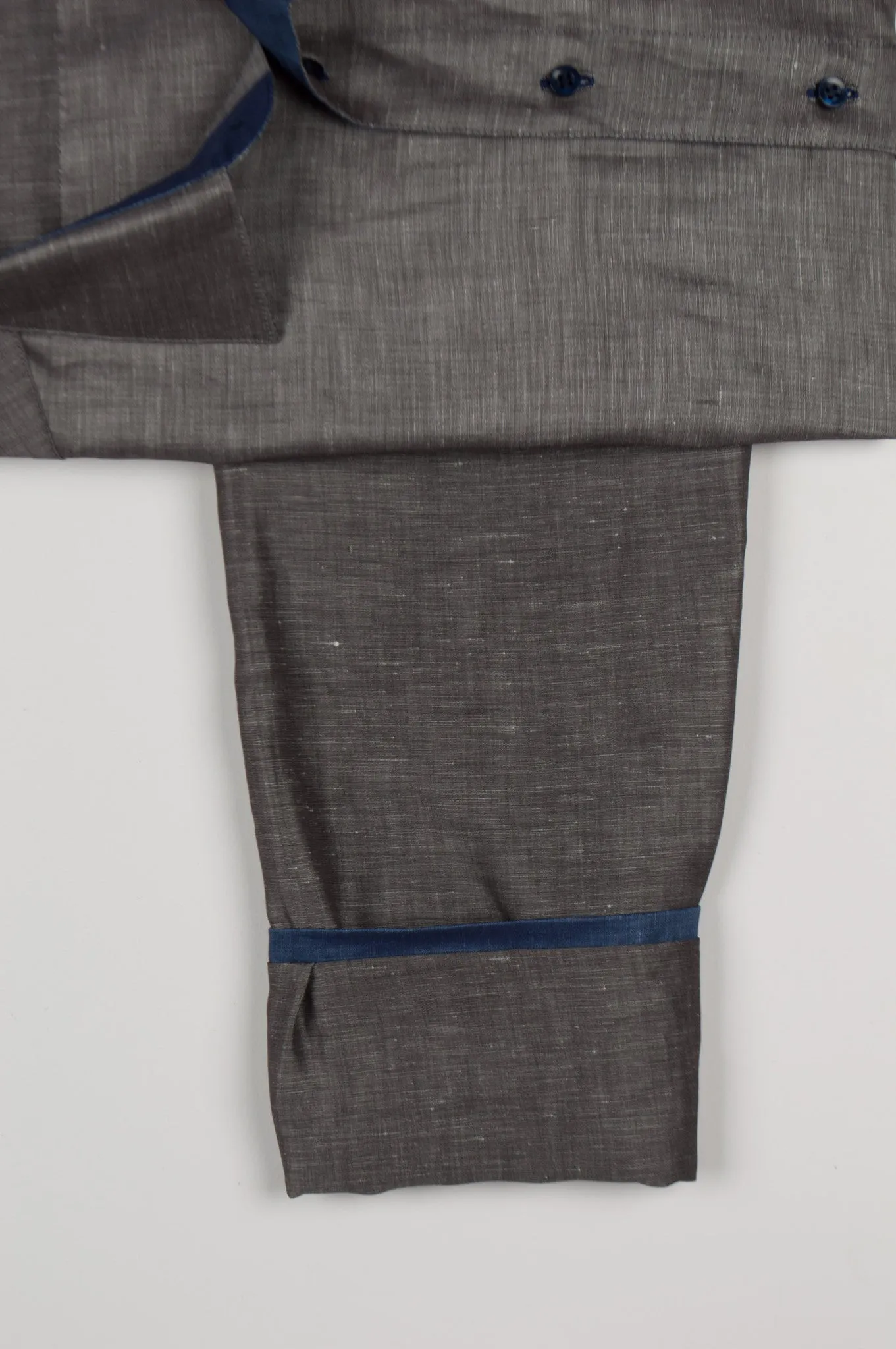 Gary Shirt Cotton Linen - Dark Brown