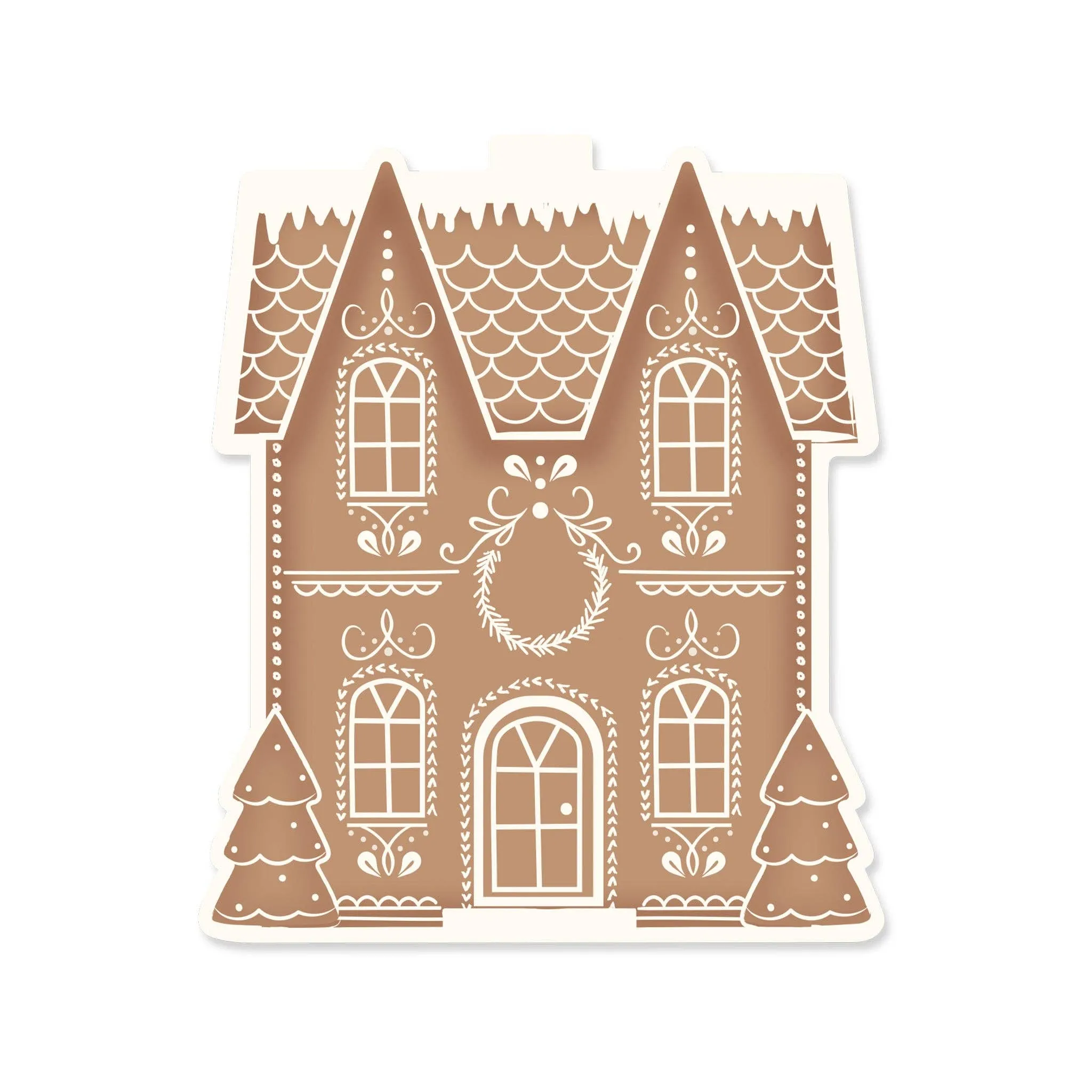 GBD1132 - Gingerbread Mansion Bamboo Tray