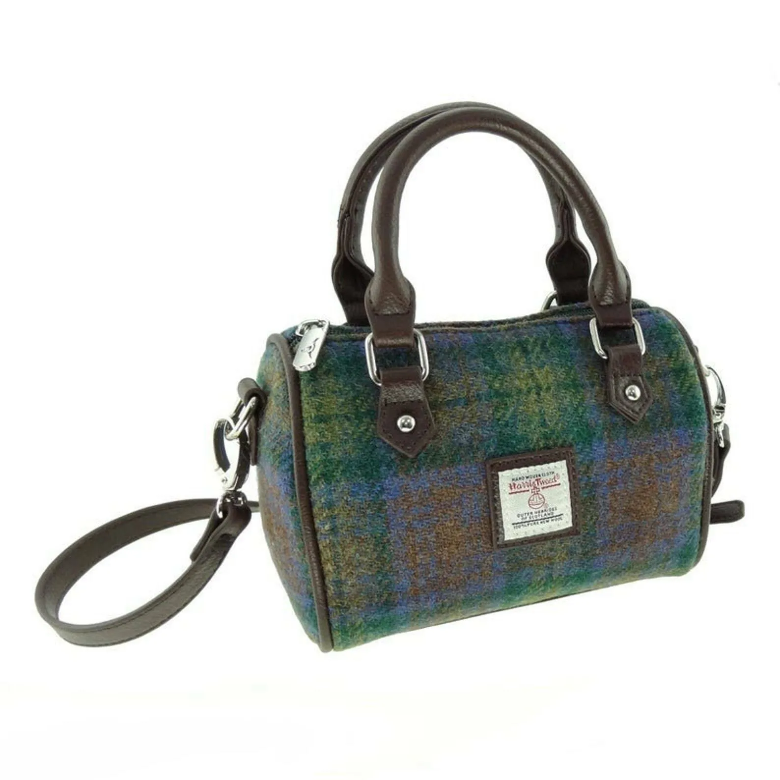 Glen Appin Harris Tweed Mini Bowling Bag Kilbride