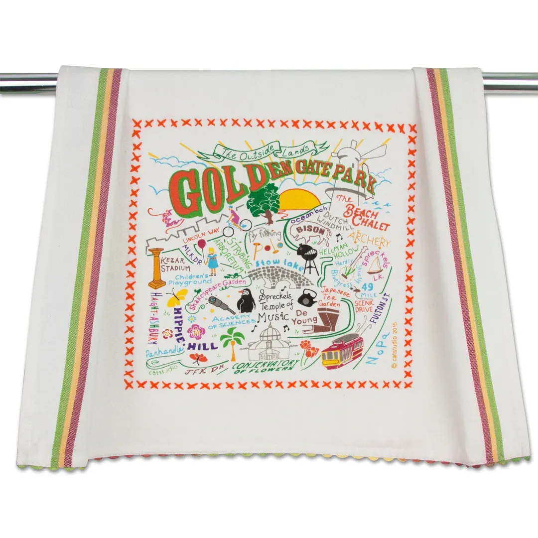 Golden Gate Park Dish Towel