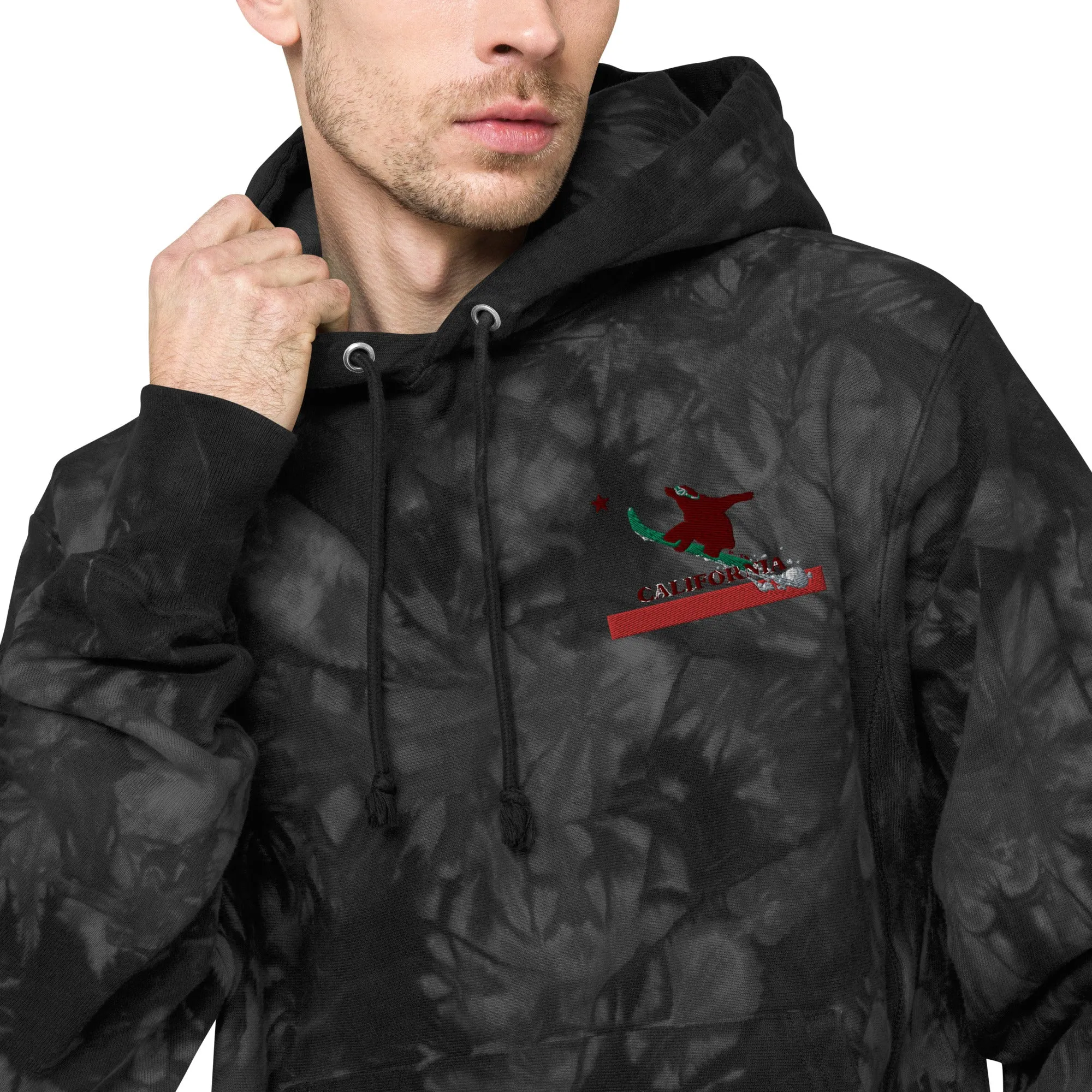 Goldy the Grizzly Champion tie-dye hoodie
