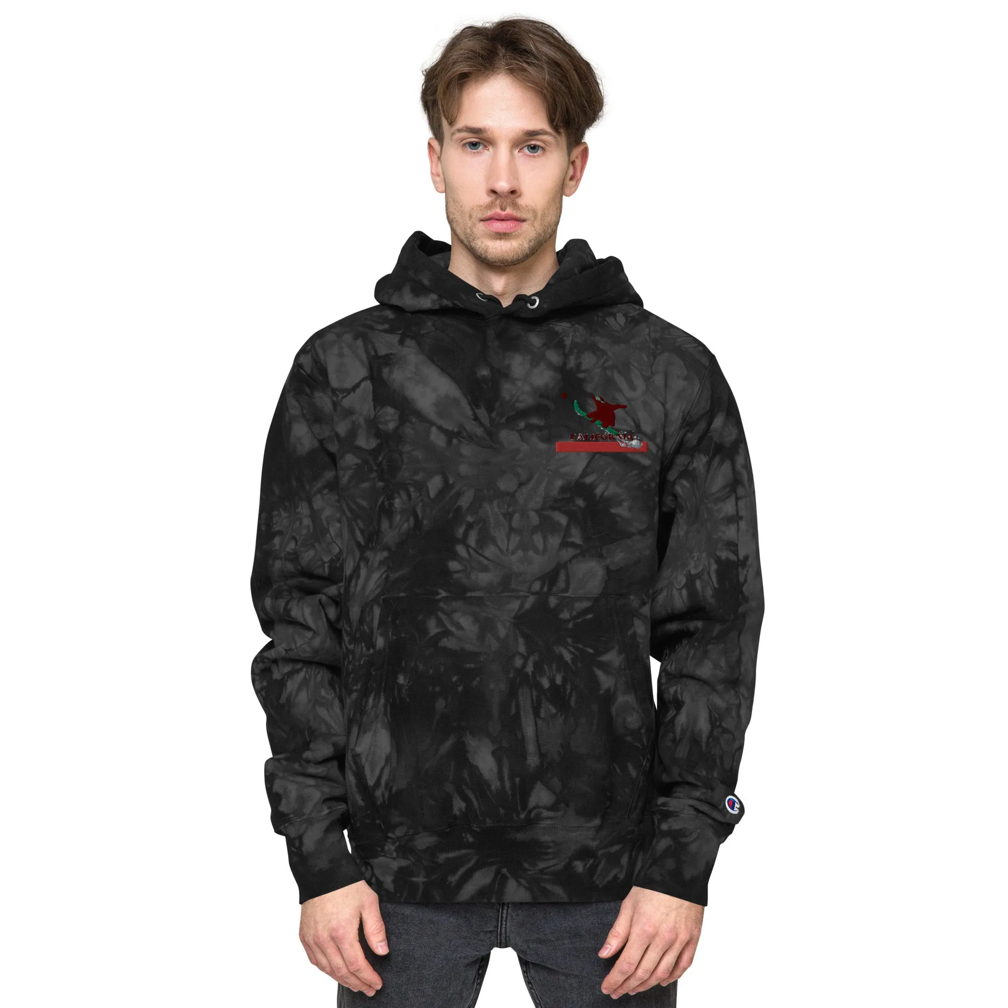 Goldy the Grizzly Champion tie-dye hoodie