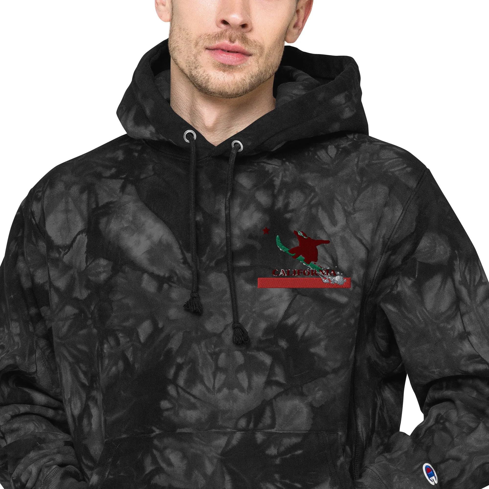 Goldy the Grizzly Champion tie-dye hoodie