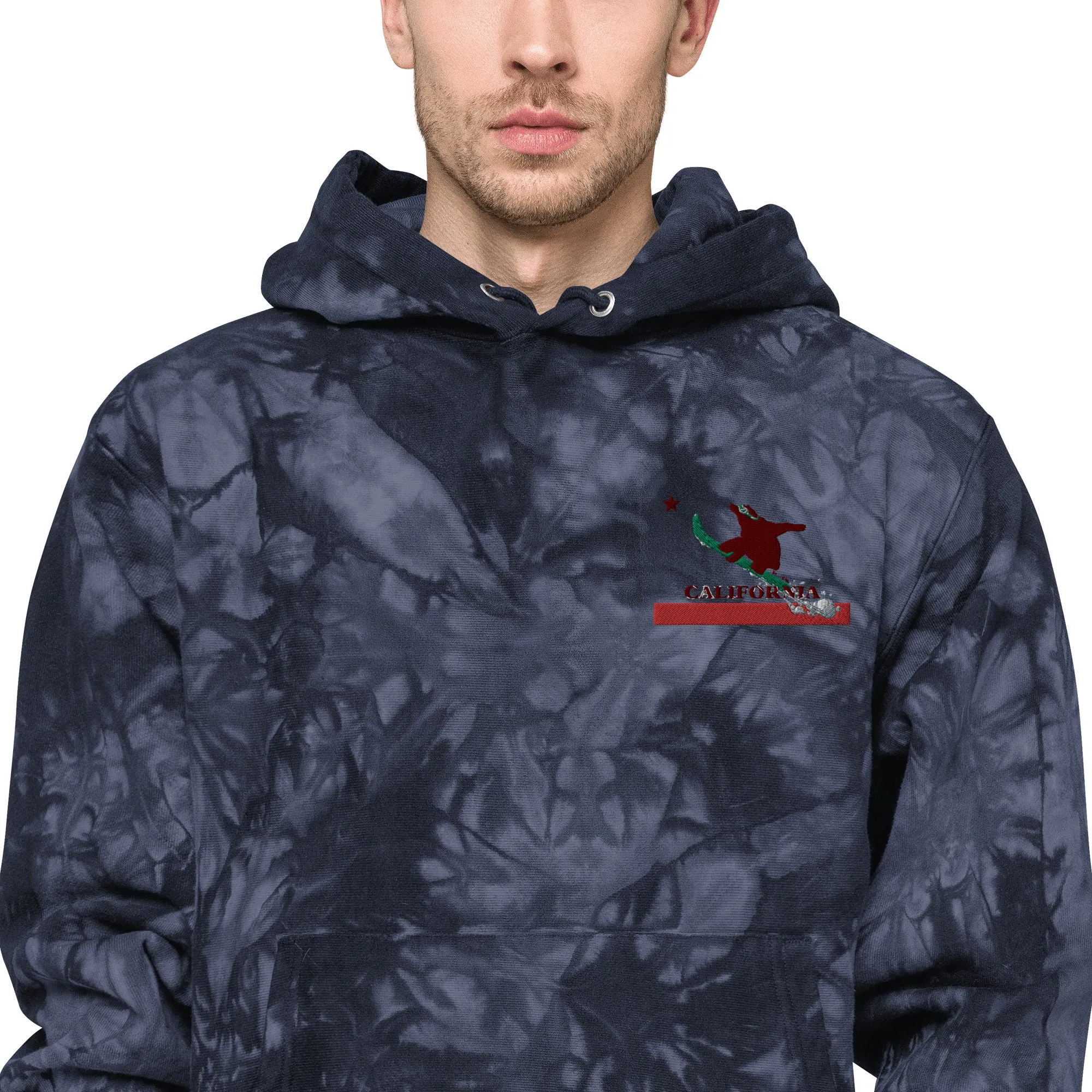 Goldy the Grizzly Champion tie-dye hoodie