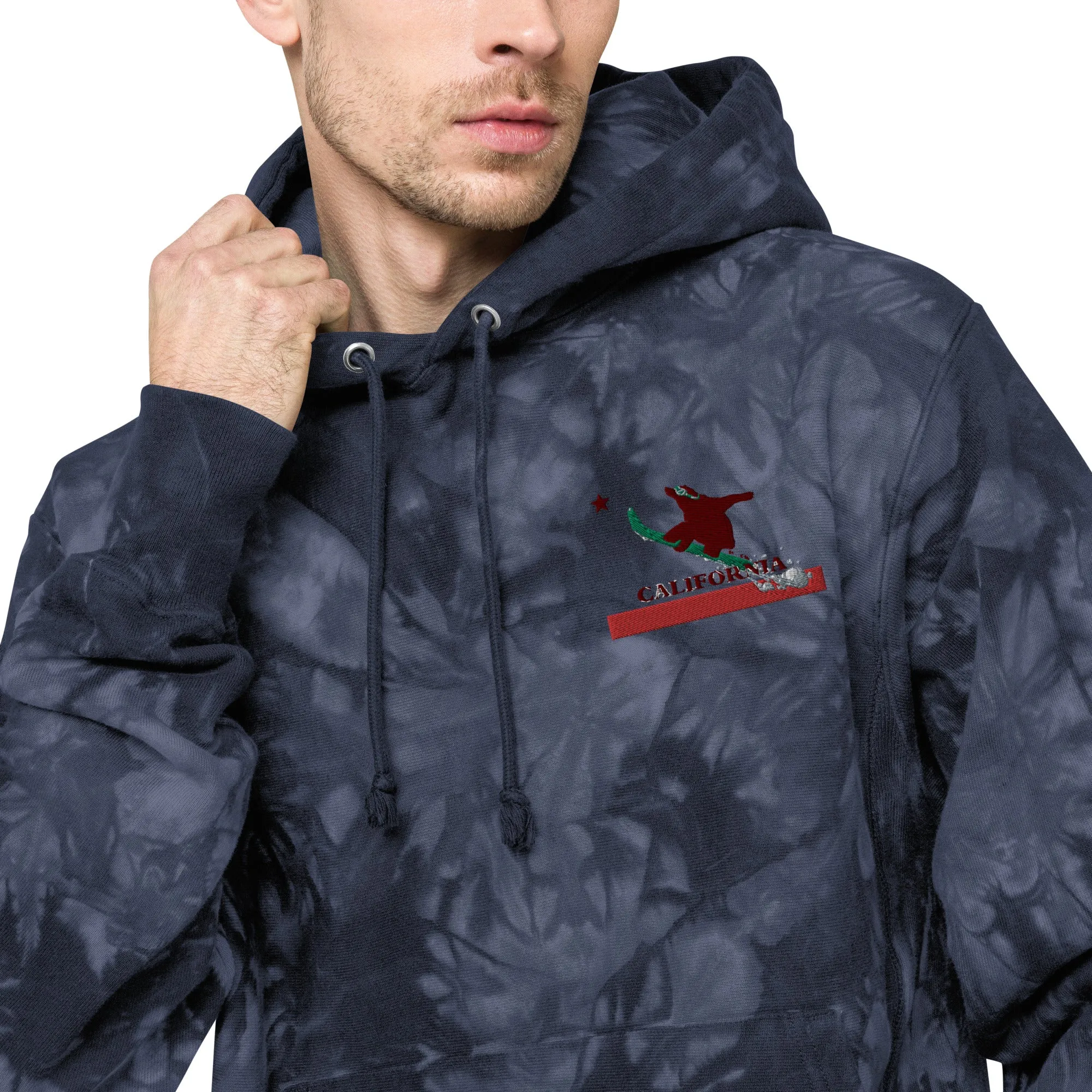 Goldy the Grizzly Champion tie-dye hoodie