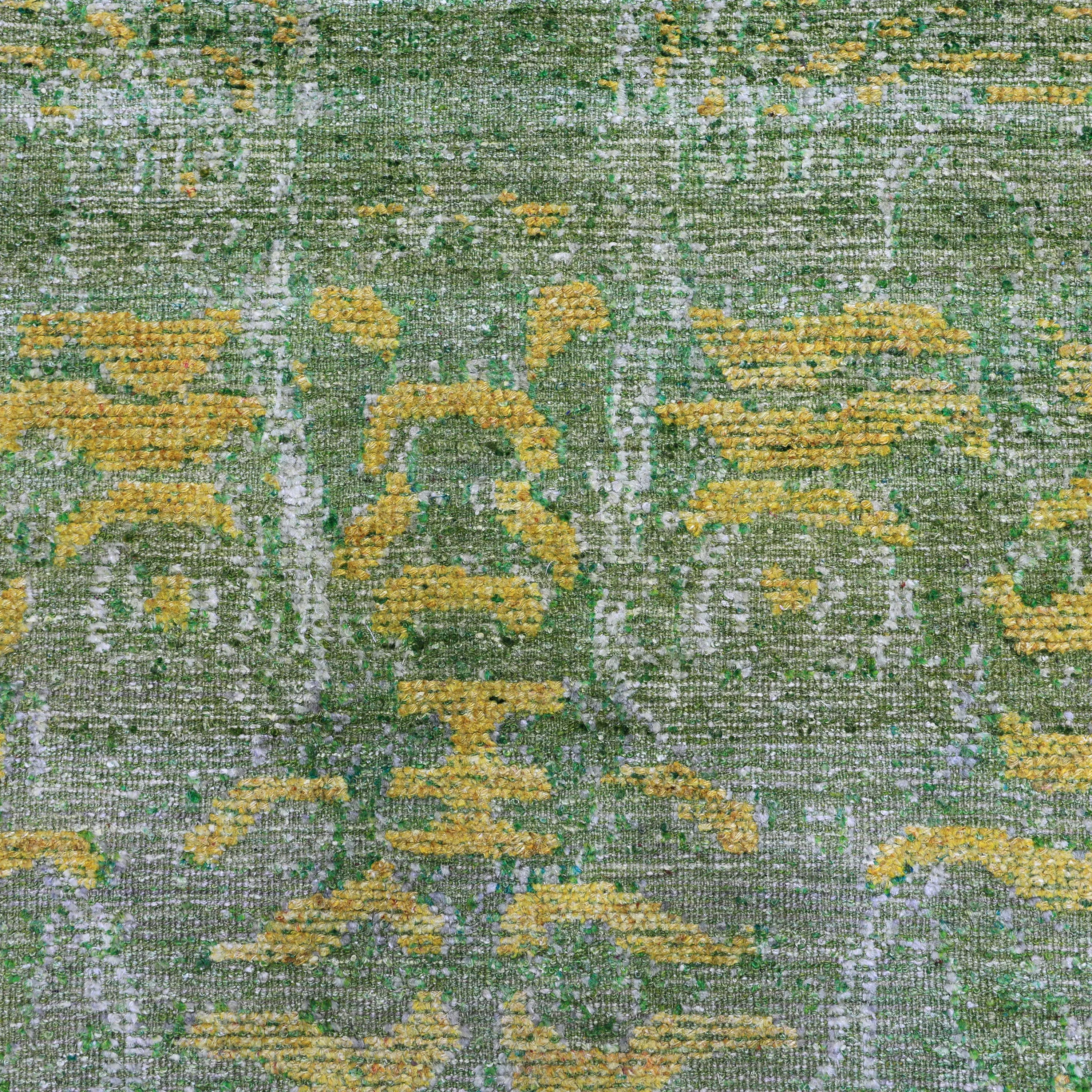 Green Alchemy Tiger Wool Linen Blend Rug - 8'3" x 10'2"
