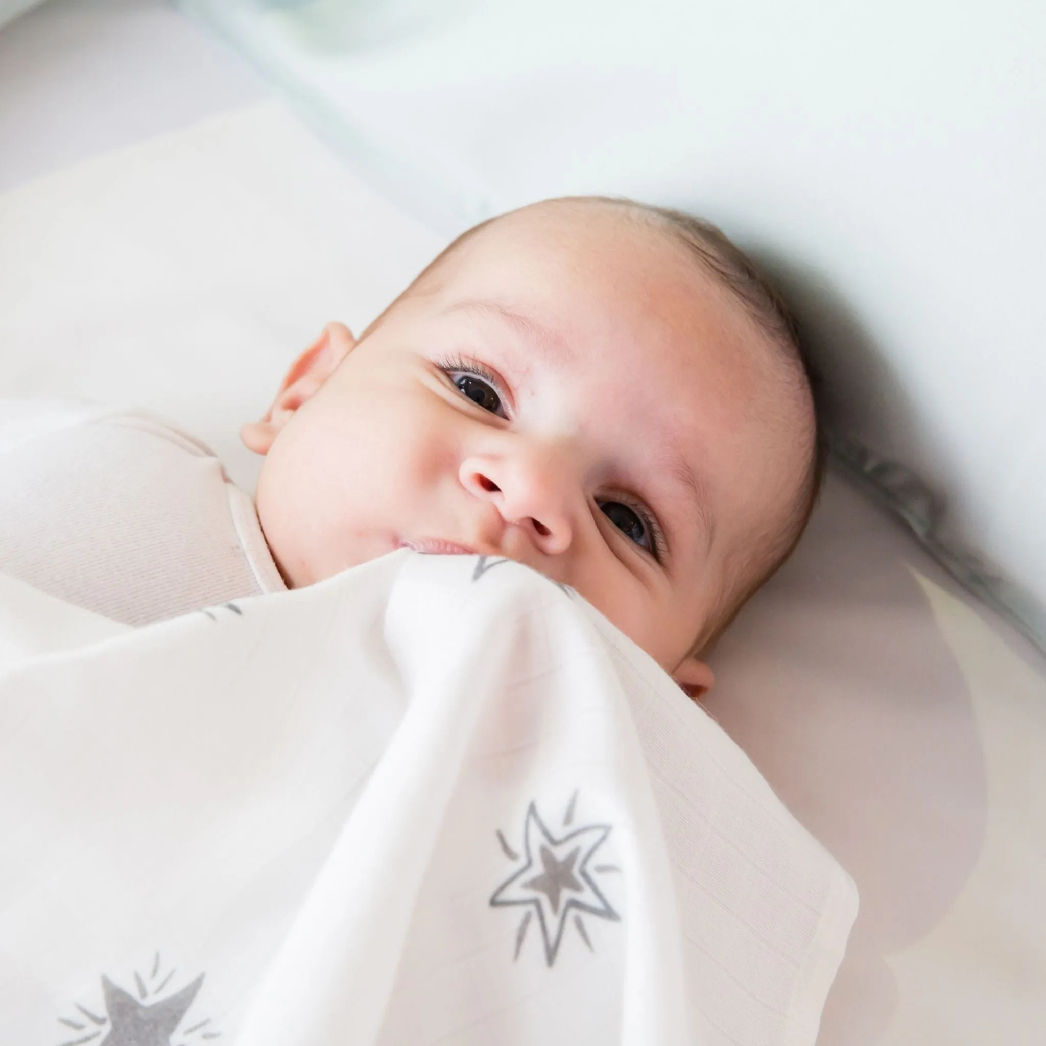Grey Star Large Bamboo Muslin Swaddle