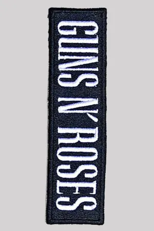 Guns N' Roses Woven Patch: Text Logo - Rock Band Merch