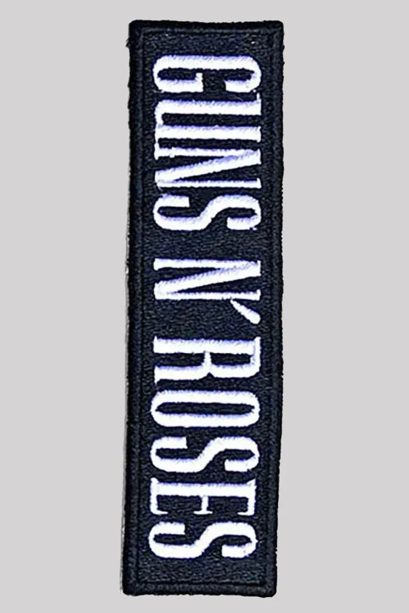 Guns N' Roses Woven Patch: Text Logo - Rock Band Merch