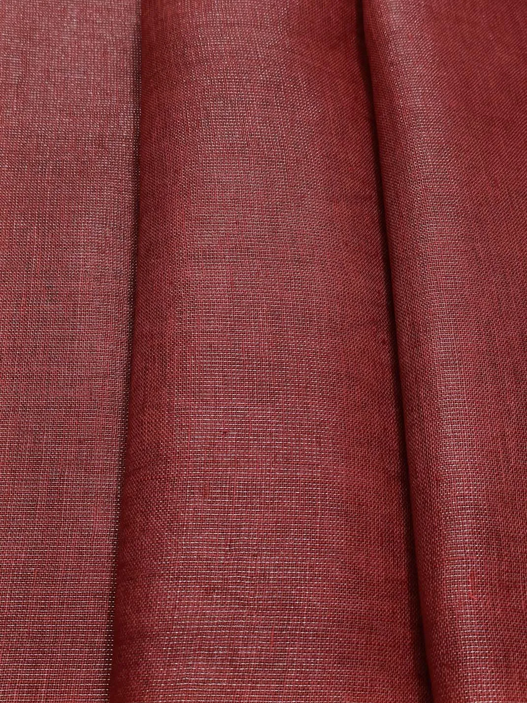 Handloom Pure Linen Tissue Fabric