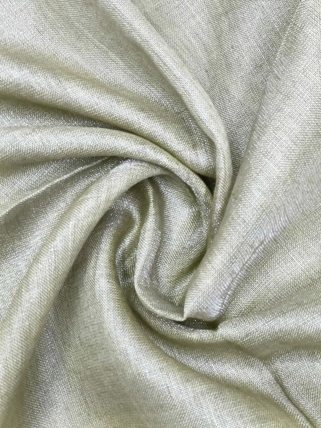 Handloom Pure Linen Tissue Fabric