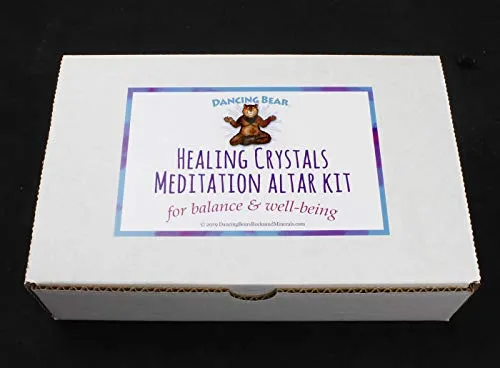 Healing Crystals Meditation Altar 35 Piece Set