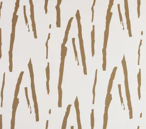 Home Couture Fabric: Zen Print - Custom Brown on White Belgian Linen / Cotton