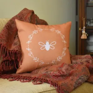 Honey Bee Cushion