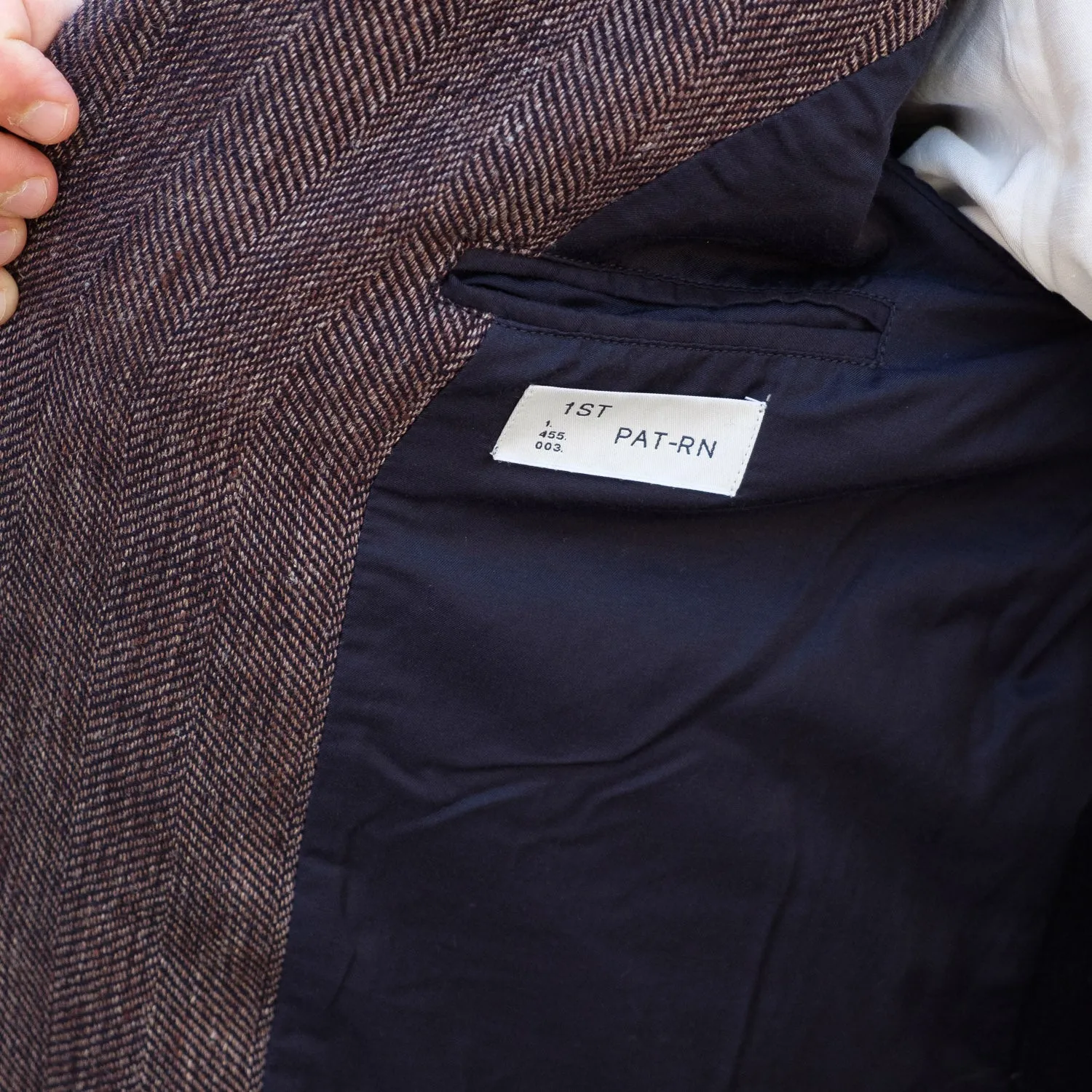 Horloger Blazer in Brown Herringbone