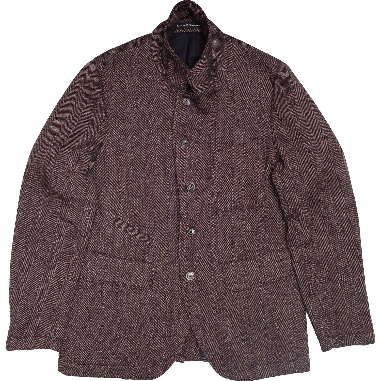 Horloger Blazer in Brown Herringbone