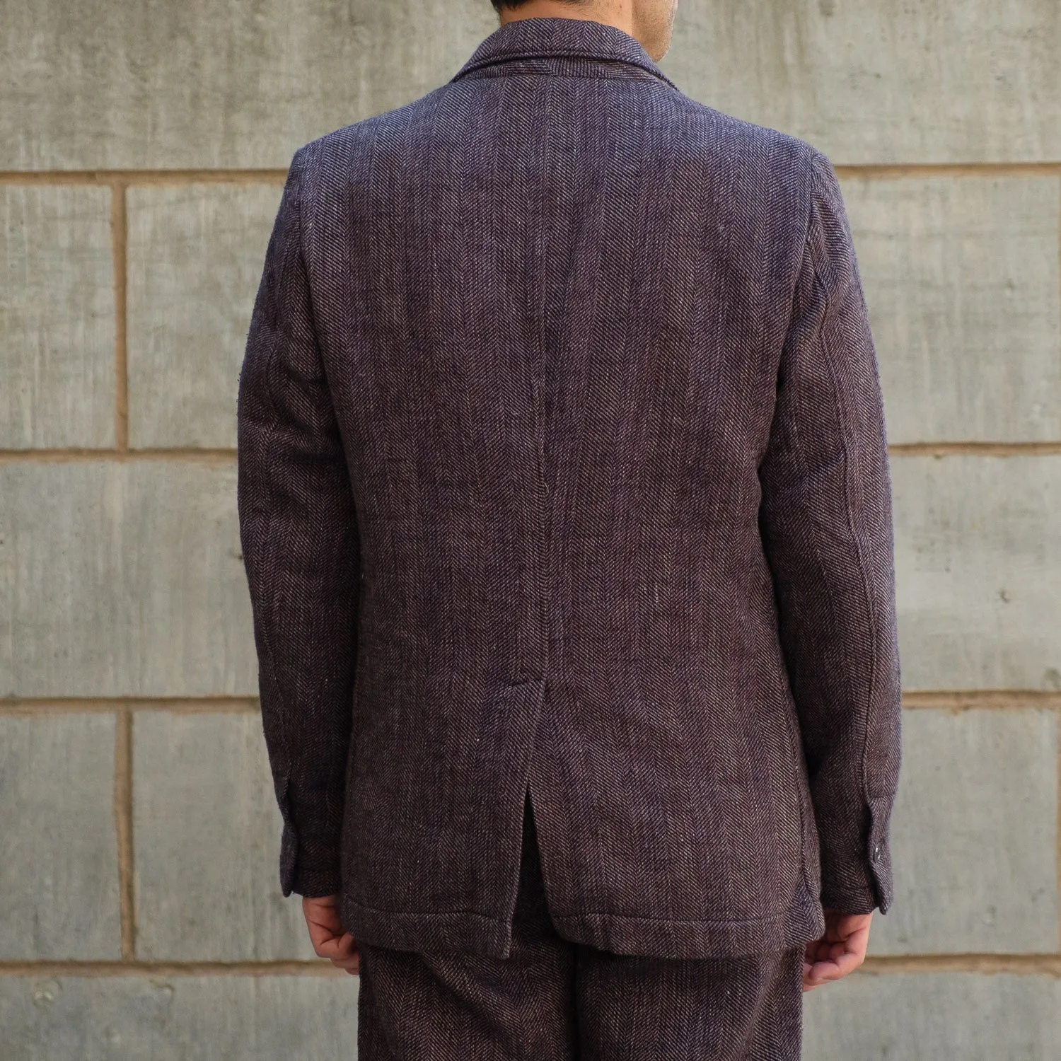 Horloger Blazer in Brown Herringbone