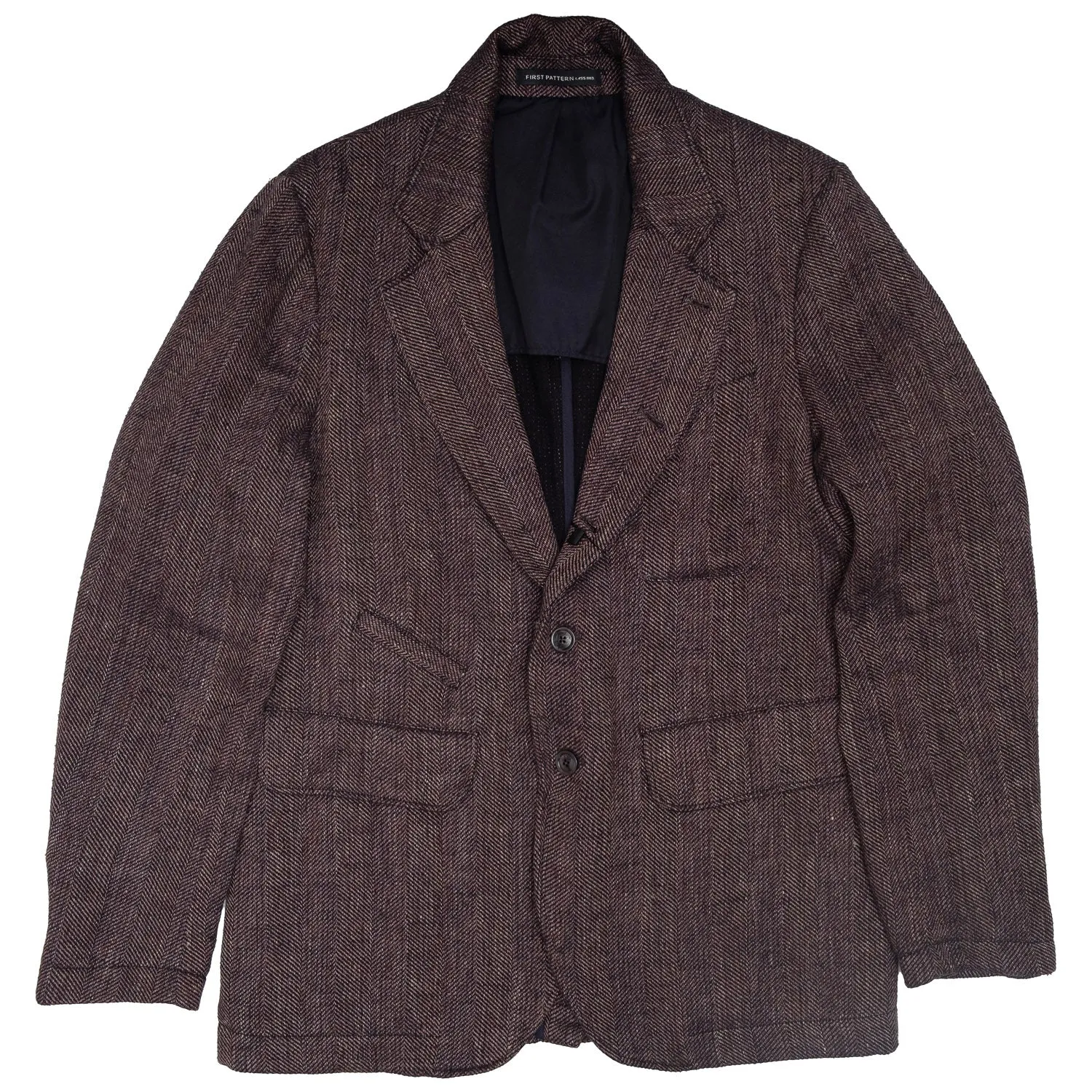 Horloger Blazer in Brown Herringbone