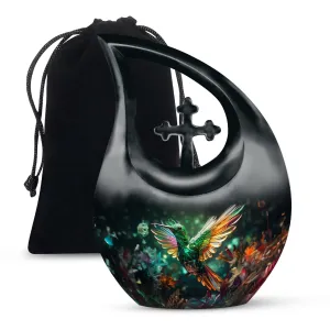 Humming Bird Urn - Keepsake Cremation Urn For Human Ashes