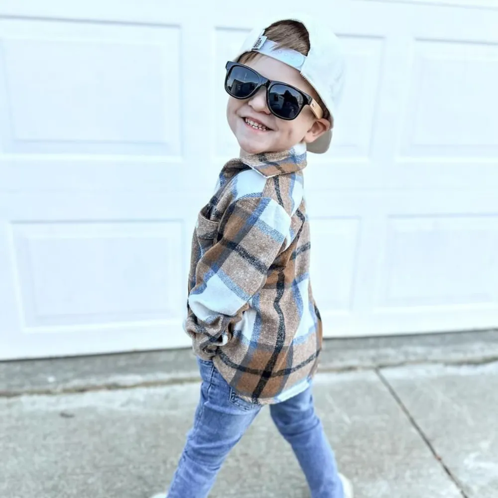Hunnigton-Bamboo Sunglasses For Kids