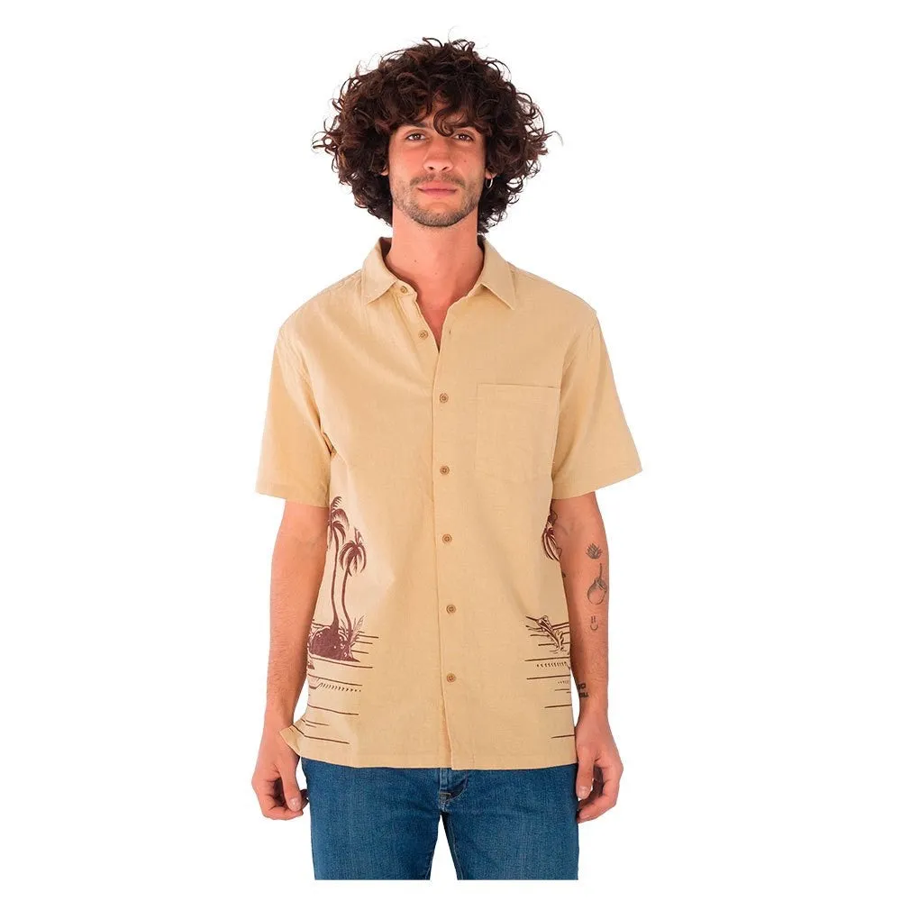 HURLEY RINCON LINEN S/S SHIRT TRUE GOLD
