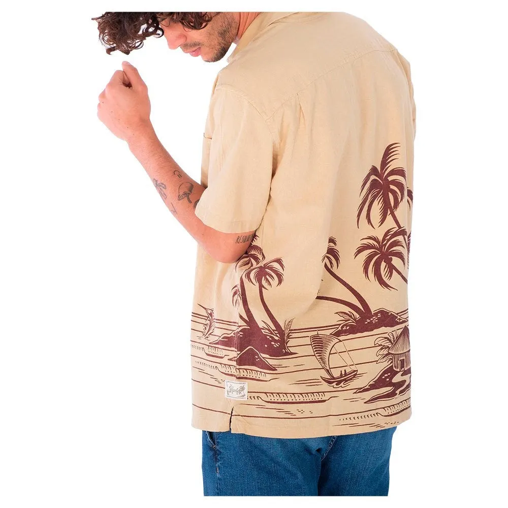 HURLEY RINCON LINEN S/S SHIRT TRUE GOLD